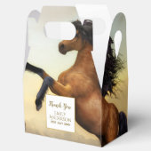 Wild HORSES Party Supplies Equestrian - ADD PHOTO Bedankdoosjes (Geopend)