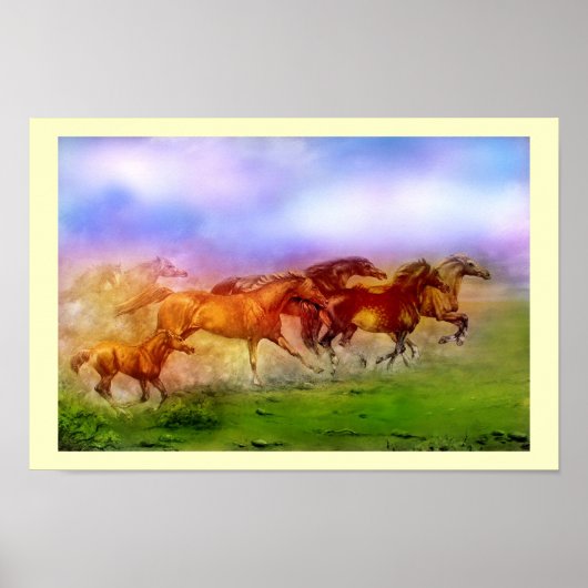 WILD HORSES POSTER (Voorkant)