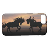 Wild Horses Silhouette Case-Mate iPhone Case (Achterkant (Horizontaal))
