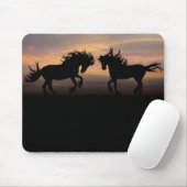 Wild Horses Silhouette Muismat (Met muis)