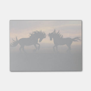 Wild Horses Silhouette Post-it® Notes