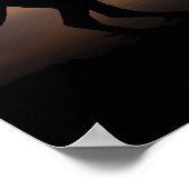 Wild Horses Silhouette Poster (Hoek)