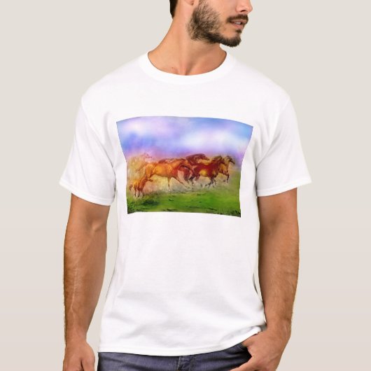WILD HORSES T-SHIRT (Voorkant)