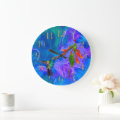 Wild Hummingbird Bird-lover's Art Clock Grote Klok (Huis)