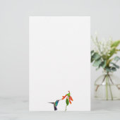 Wild Hummingbird Bird's Art Series Briefpapier (Staand voorkant)