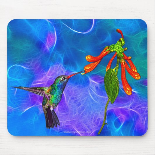 Wild Hummingbird Bird's Art Series Muismat (Voorkant)