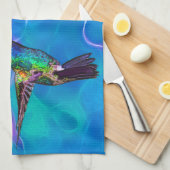 Wild Hummingbird Bird's Art Series Theedoek (Quarter Fold)