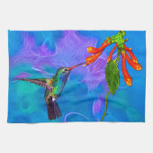 Wild Hummingbird Bird's Art Series Theedoek (Horizontaal)