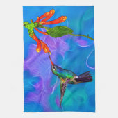 Wild Hummingbird Bird's Art Series Theedoek (Verticaal)
