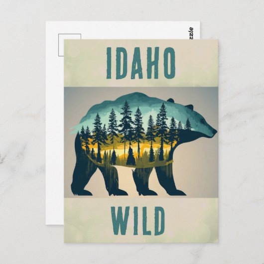  Wild Idaho Beer Reizen Briefkaart (Voorkant / Achterkant)