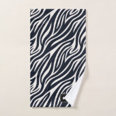Wild Ideeën Zilver Label Zwart & Wit Zebra ID1160 Bad Handdoek (Handdoek)