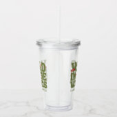 Wild in de Bossen Verjaardag van de kinderen Acryl Drinkbeker (Rechts)