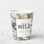 Wild in de liefde | Oerwoud Vrijgezellenfeest Papieren Bekers (Voorkant)