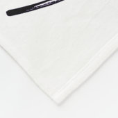 Wild in hart egel tekening fleece deken (Hoek)