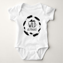 Wild in Heart Bohemian Kind Baby Shirt