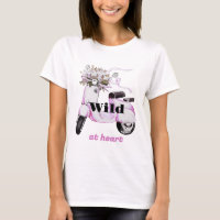 Wild in Heart Flowers op een Scooter