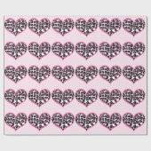 Wild in Heart Leopard Print Cadeaupapier (Vlak)