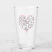 Wild in Heart Leopard Print Glas (Achterkant)