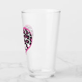 Wild in Heart Leopard Print Glas (Links)