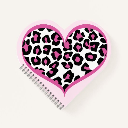 Wild in Heart Leopard Print Notitieboek (Voorkant)