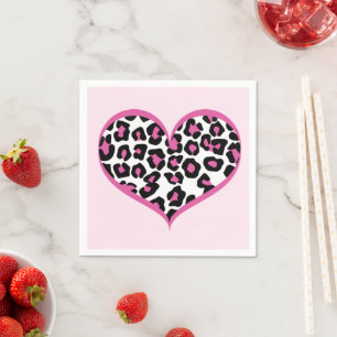 Wild in Heart Leopard Print Servet