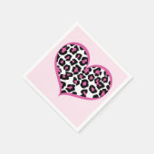 Wild in Heart Leopard Print Servet (Hoek)