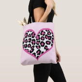 Wild in Heart Leopard Print Tote Bag (Dichtbij)