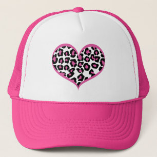 Wild in Heart Leopard Print Trucker Pet