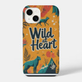 Wild in het hart iPhone hoesje (Achterkant)