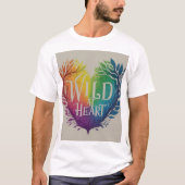 Wild in het hart t-shirt (Voorkant)