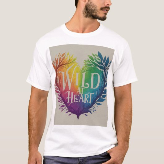 Wild in het hart t-shirt (Voorkant)