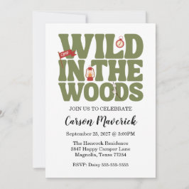 Wild In The Woods Kids Birthday Kaart