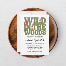 Wild In The Woods Kids Birthday