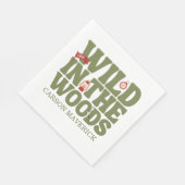 Wild In The Woods Kids Birthday Servet (Hoek)