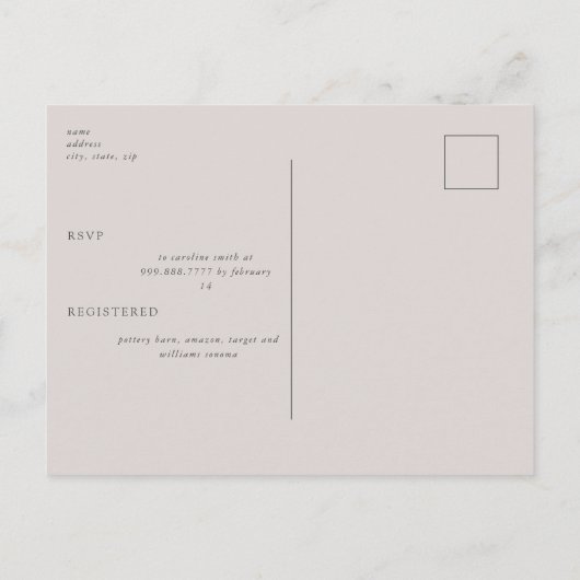 Wild in Waterverf-Vrijgezellenfeest van het hart Uitnodiging Briefkaart (Achterkant)