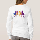 Wild Indian Ponies Dames AA Hoody Long Hoeve (Achterkant)