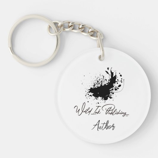 Wild Ink Publishing-auteur Sleutelhanger (Voorkant)