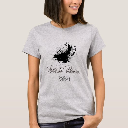 Wild Ink Publishing-redacteur T-shirt (Voorkant)