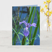 Wild Iris Kaart (Gele Bloem)