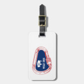 Wild Iris tijdens het beklimmen Carabiner Bagagelabel (Voorkant verticaal)