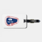 Wild Iris tijdens het beklimmen Carabiner Bagagelabel (Achterkant horizontaal)