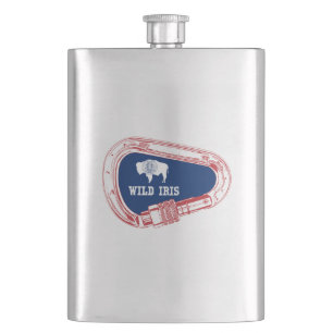 Wild Iris tijdens het beklimmen Carabiner Flacon