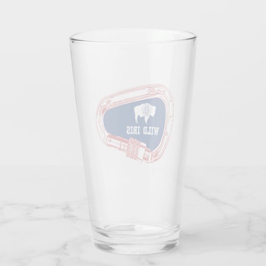 Wild Iris tijdens het beklimmen Carabiner Glas (Achterkant)