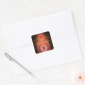 Wild Iris Vierkante Sticker (Envelop)