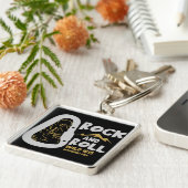 Wild Iris Wyoming Alpinisme Verenigde Staten Sleutelhanger (Zijkant)