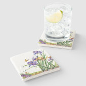 Wild Irise Stenen Onderzetter (Zijkant)