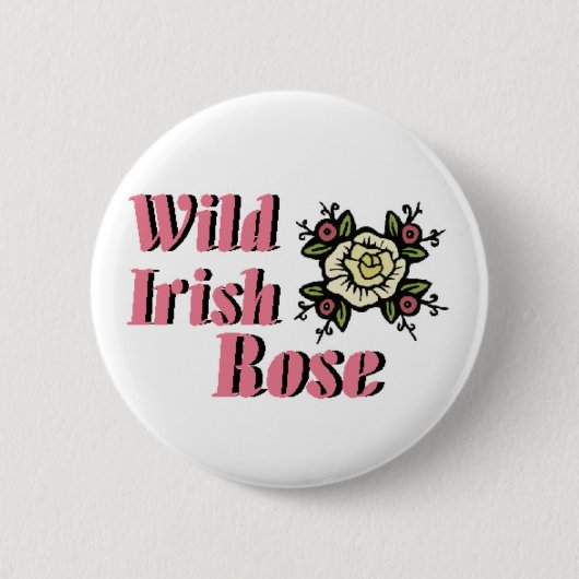Wild Irish Roos Button (Voorkant)