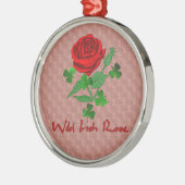 Wild Irish Roos Metalen Ornament (Links)