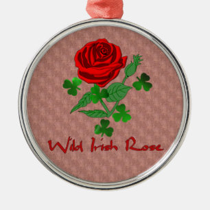 Wild Irish Roos Metalen Ornament