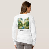 Wild is de hartslag van natuur t-shirt (Achterkant volledig)